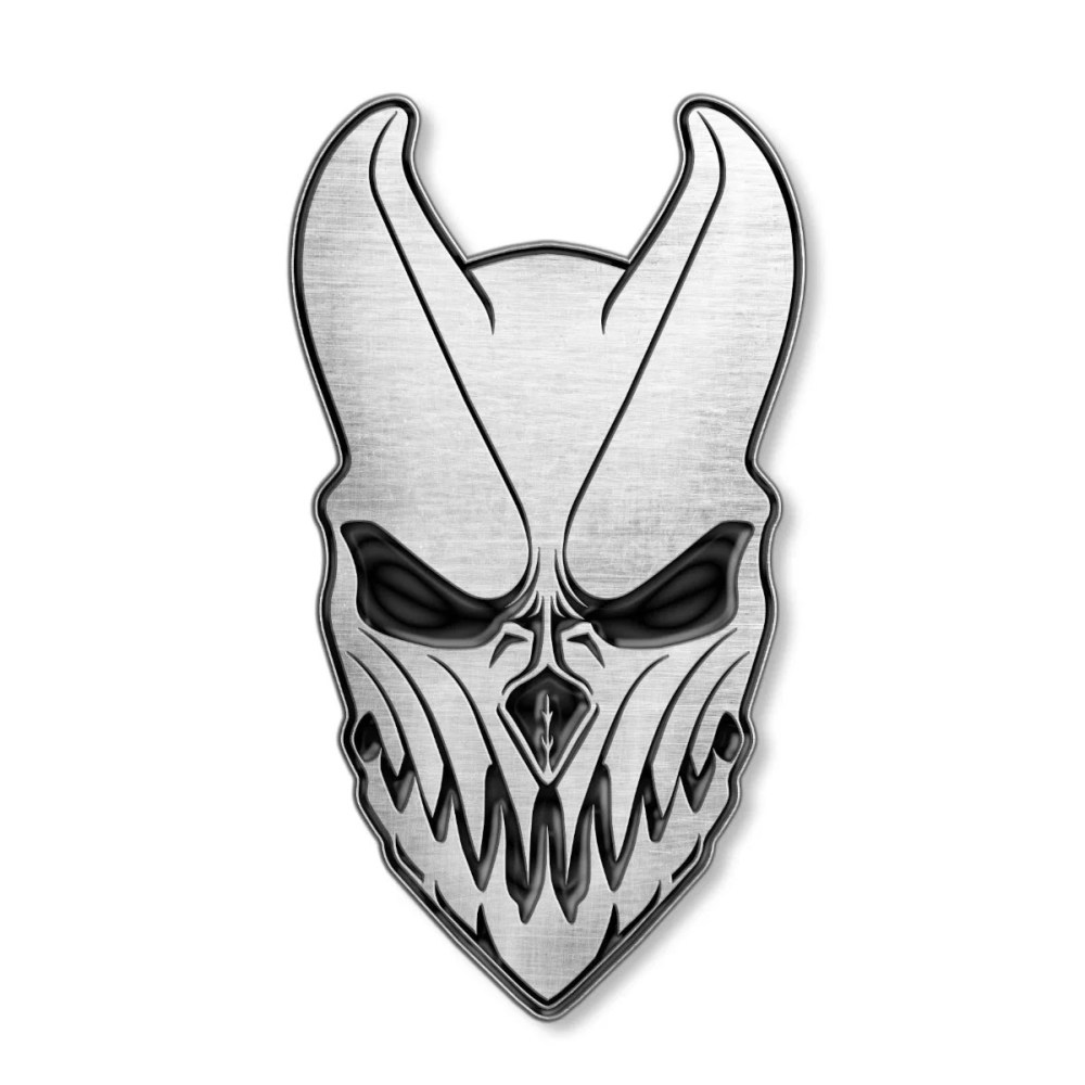 Slaughter To Prevail - Mask Button pin - Grau